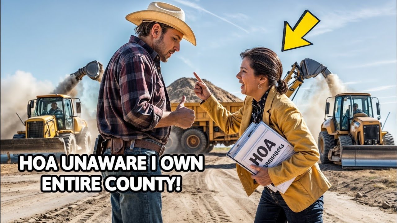 HOA Blocked My Ranch Driveway With 8 Bulldozers, Not Knowing I Own the Entire County