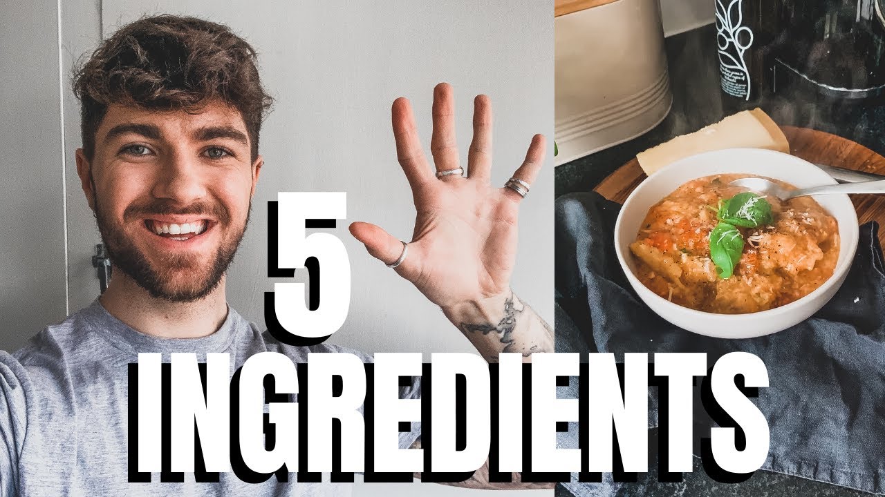 5 INGREDIENT MEALS | VEGETARIAN EASY AND QUICK MID WEEK RECIPES | COOK #WITHME | LUKE CATLEUGH