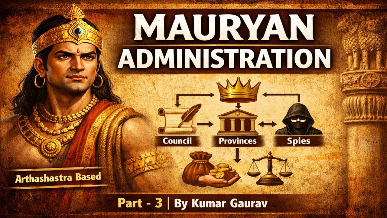 Mauryan Administration in Ancient India | Complete BPSC Lecture