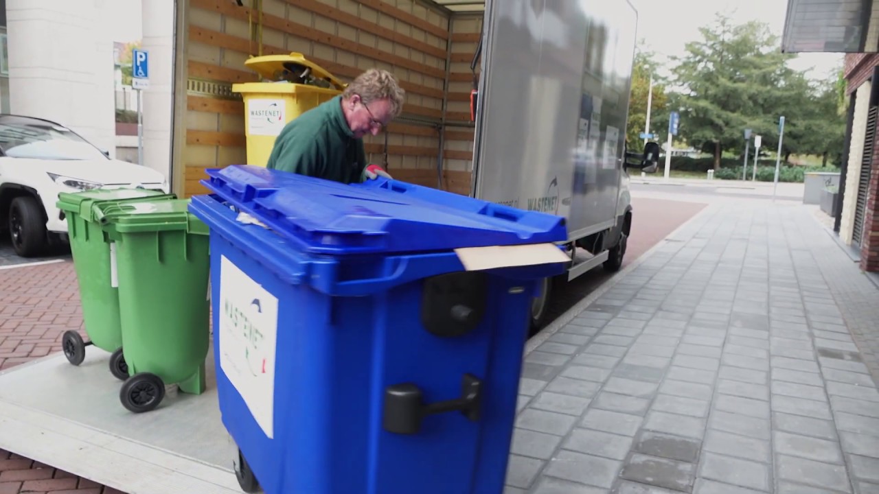 Wastenet inzameling - onderweg met chauffeur Frank