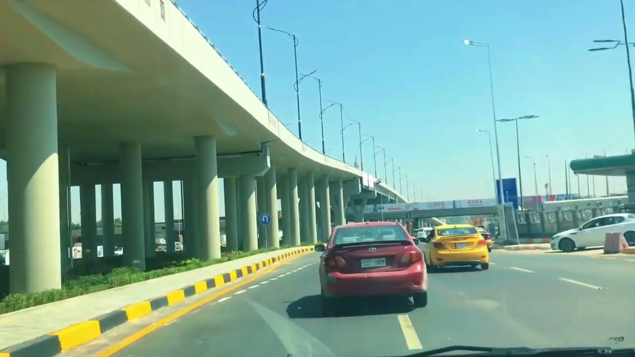 اجمل جولة في بغداد من ساحة التحرير الى مجسر قرطبة الجديد