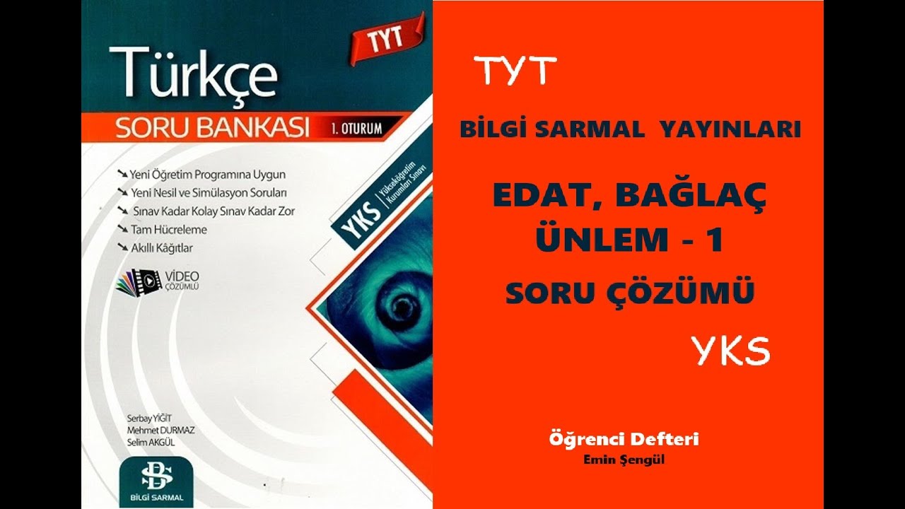 BİLGİ SARMAL - EDAT BAĞLAÇ ÜNLEM 1