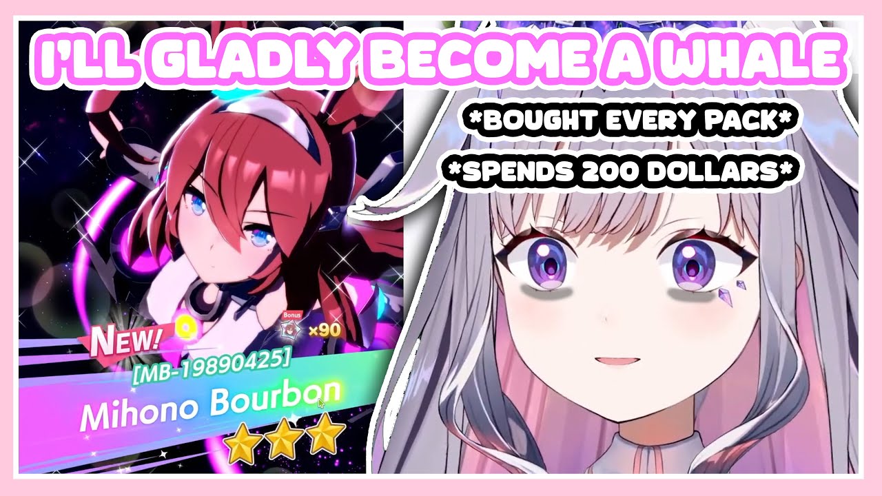 Пристрастие Бибу к гача на Umamusume Global...【Koseki Bijou / HoloEN】