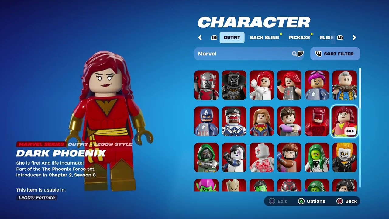 All Lego Star Wars And Marvel Skins In Lego Fortnite! (Updated)