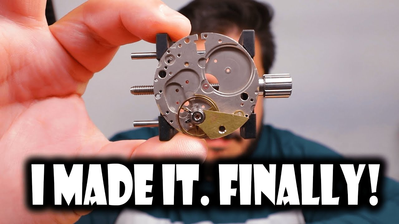 Finishing the Balance Wheel Bridge - Watchmaking Vlog 35