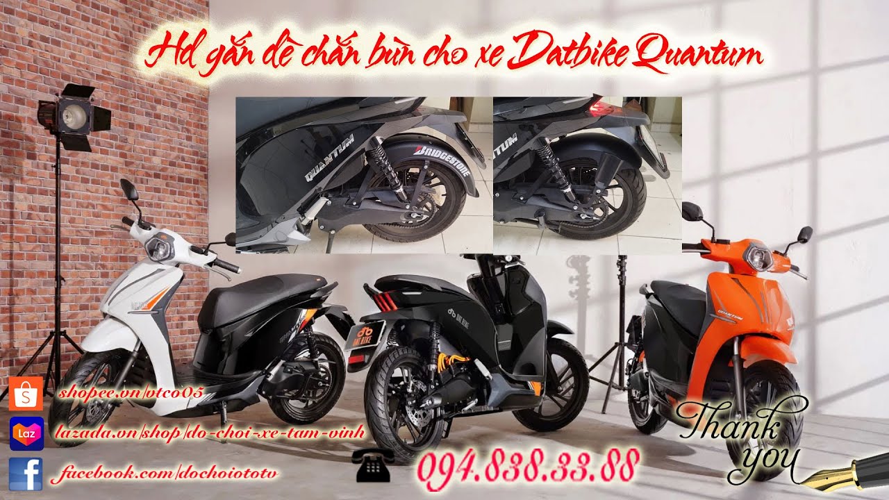 Hd gắn dè chắn bùn qcho xe Datbike Quantum