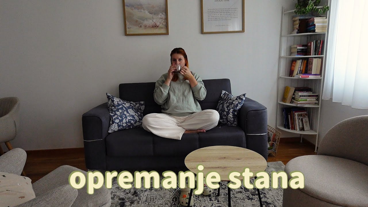 kako sam sredila nas prvi stan | iskoriscavanje malog prostora 🏠🍀