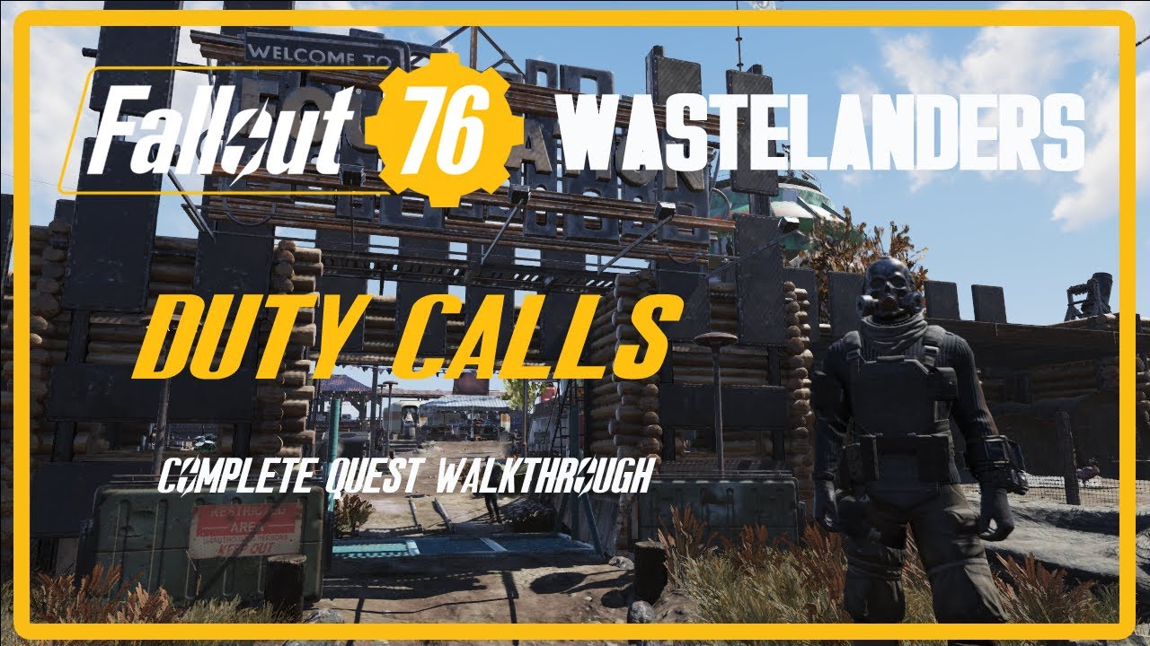 Fallout 76: Wastelanders - Duty Calls