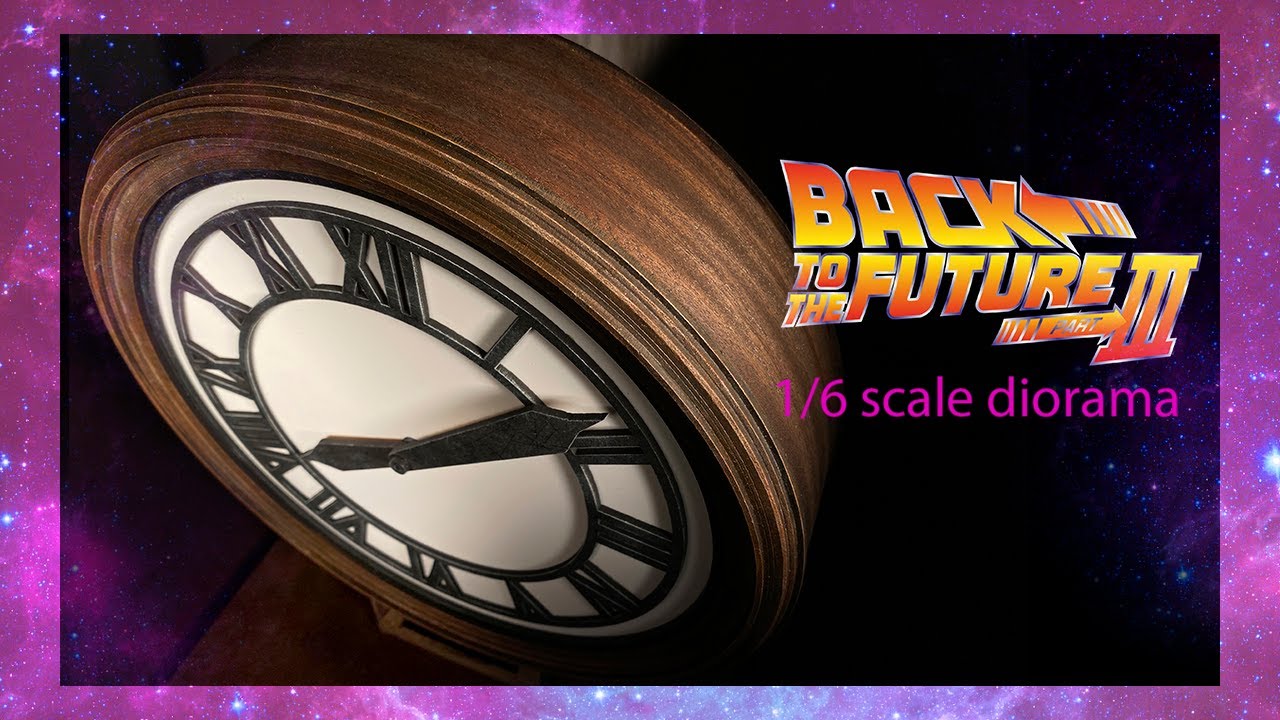 Back to the Future 1885 clock 1/6 scale diorama