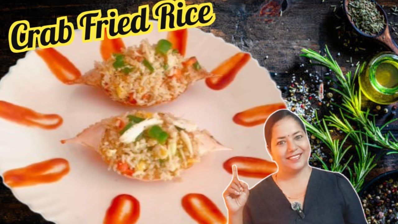 The Most Delicious Crab Fried Rice Recipe Ever! #crab