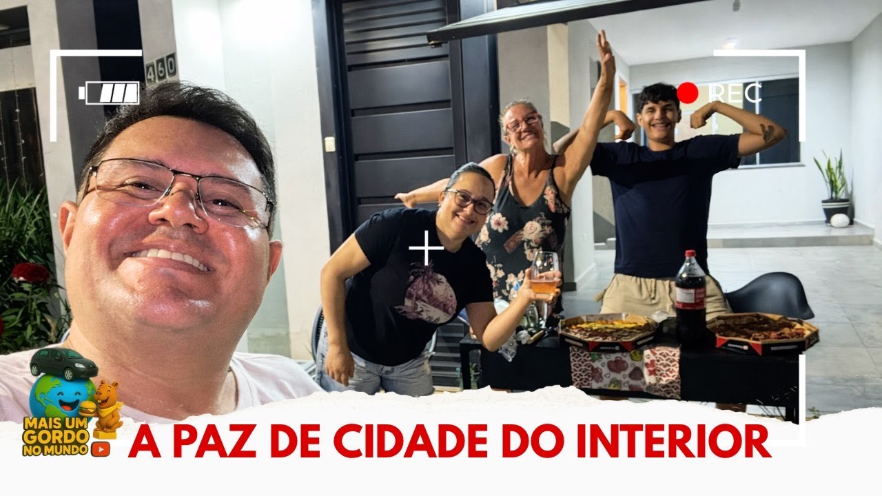 CARLÓPOLIS-PR: COMEMOS PIZZA NA RUA - PAZ ABSOLUTA