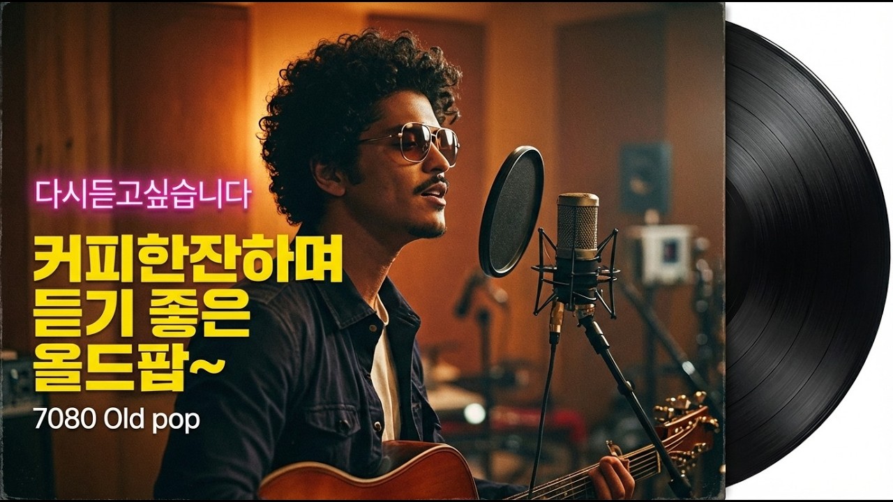 기분 좋아지는 카페 감성 올드팝 ☕ | 활기찬 하루를 여는 7080 팝송 모음 | kkokmi 꼭미팝