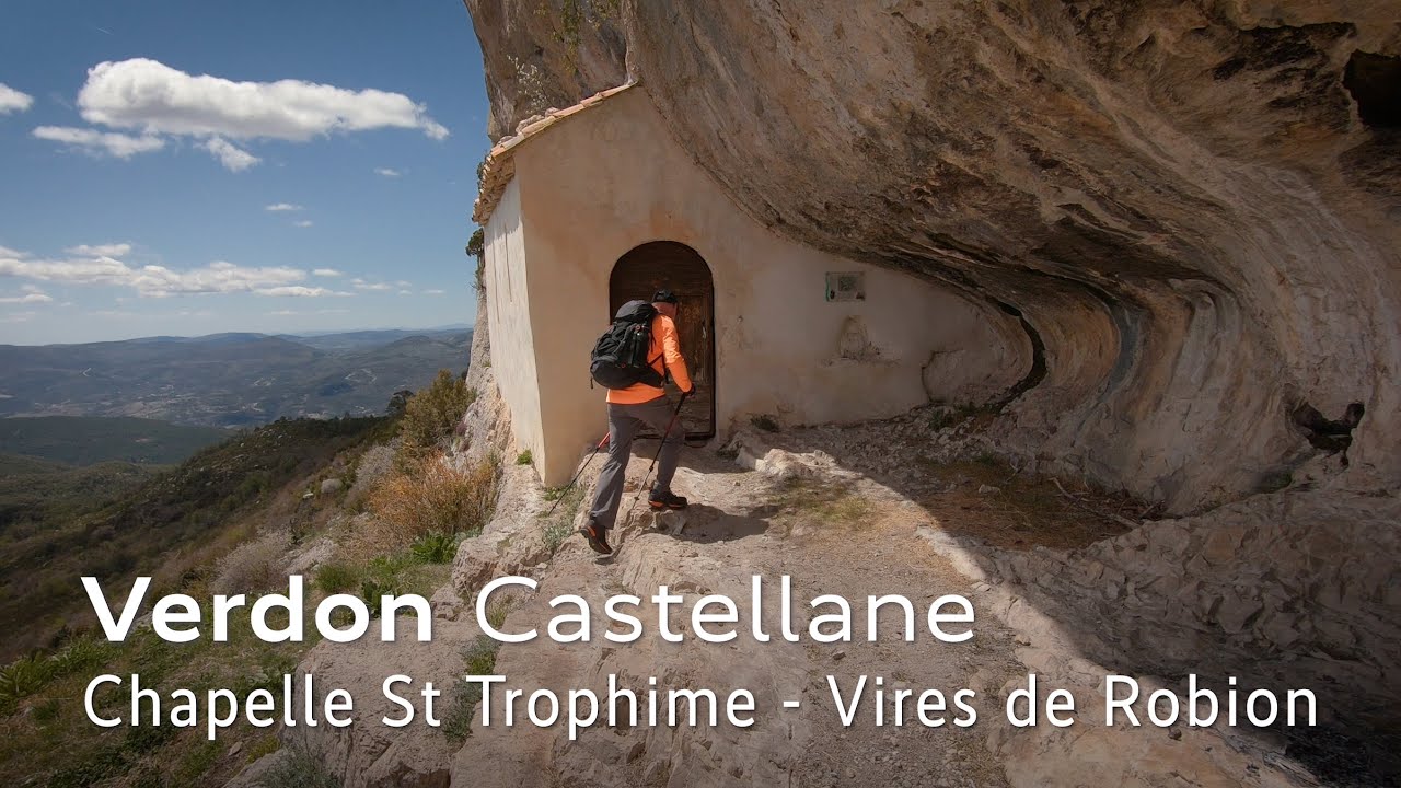 Chapelle St Trophime - Vires de Robion ￨ Randonnée du Vertige ￨ Verdon ￨ Haute Provence 04 ￨ France