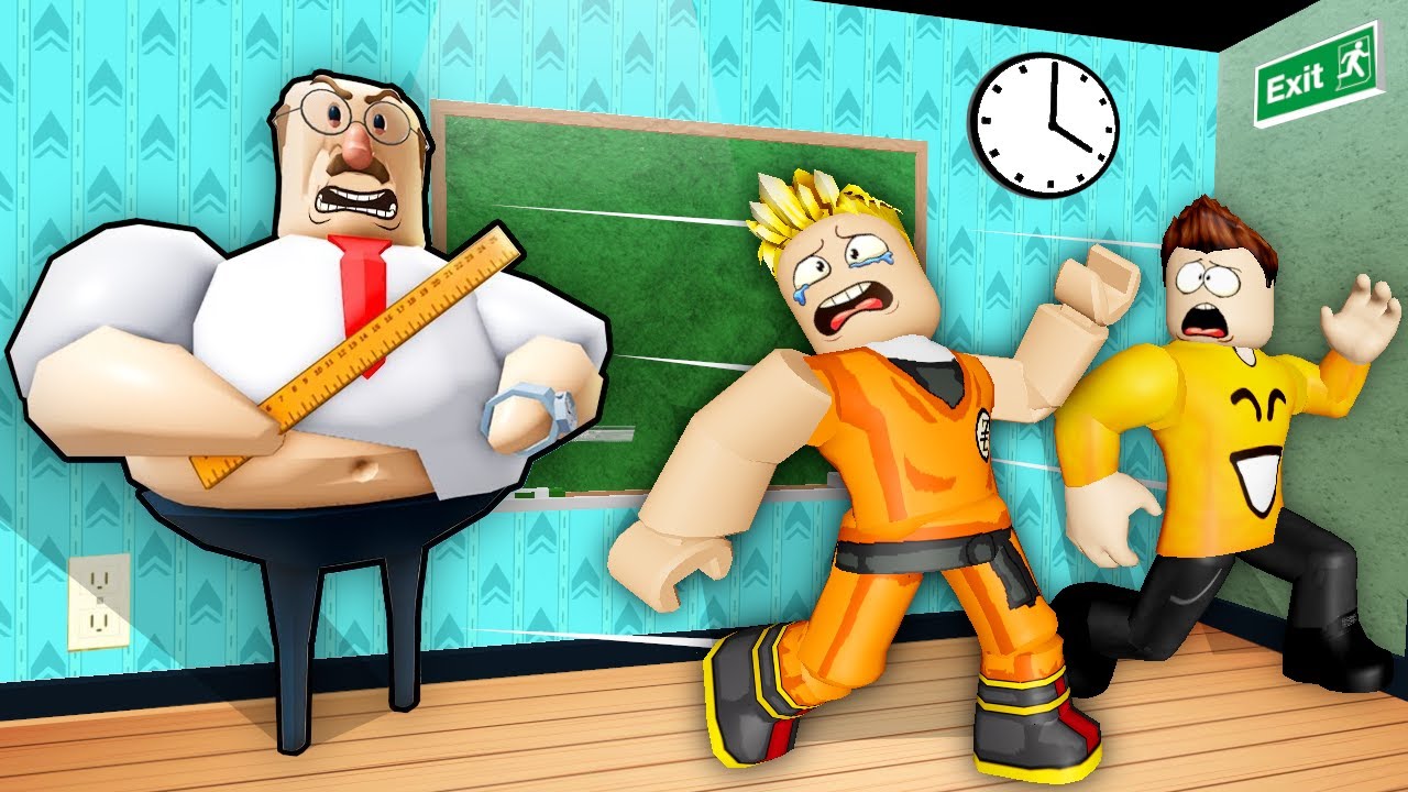 UCIEKAM OD ZŁEGO NAUCZYCIELA ze SZKOŁY z SMILESLOW w Roblox!