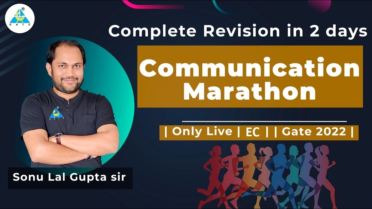 #01 Communication Marathon By Sonu Sir | Complete Revision in 2 Days | EC | GATE 2022