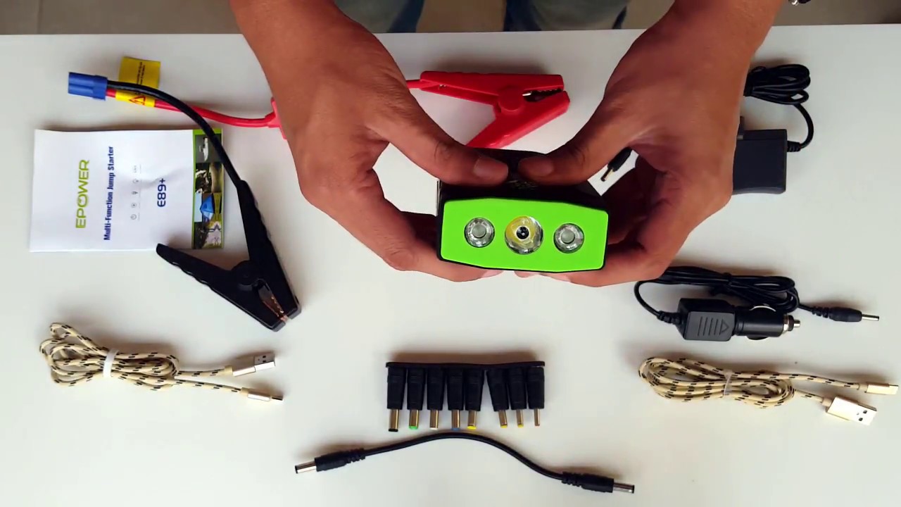EPOWER E89+ Multi-Function Jump Starter  Unboxing Video