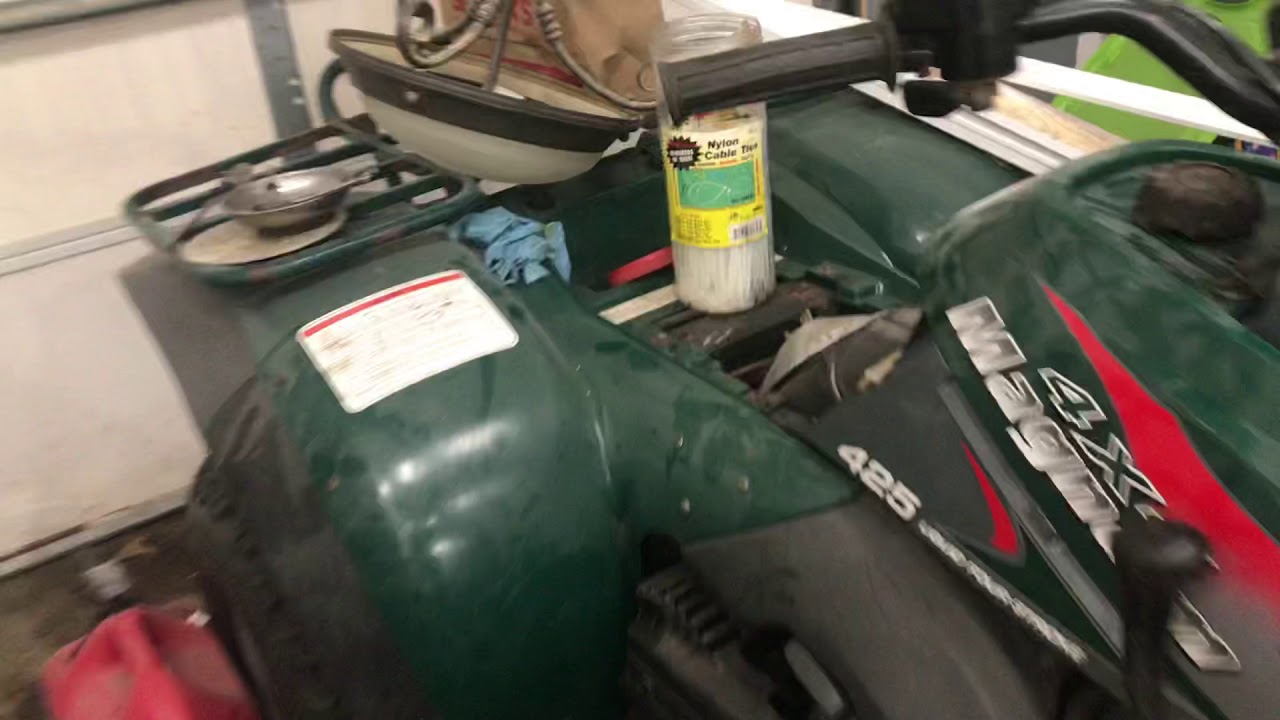 1998 Polaris Magnum rear caliper pin removal