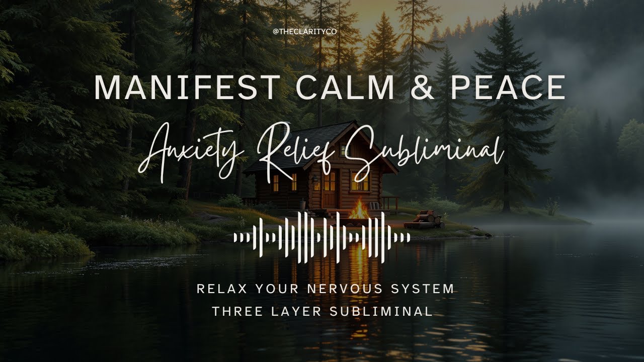 Anxiety Relief Subliminal | Manifest Calm & Peace | Relax Your Nervous System | 3 Layer Subliminal