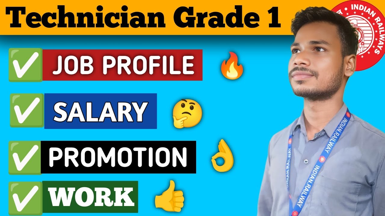 Railway Technician Grade 1 Signal salary and job profile ||    Technician grade 1 work in railway