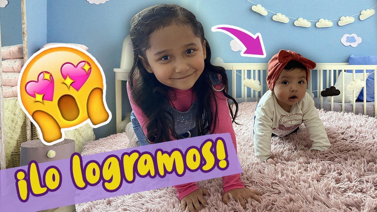 ENSEÑO A GATEAR A MI PRIMITA BEBÉ