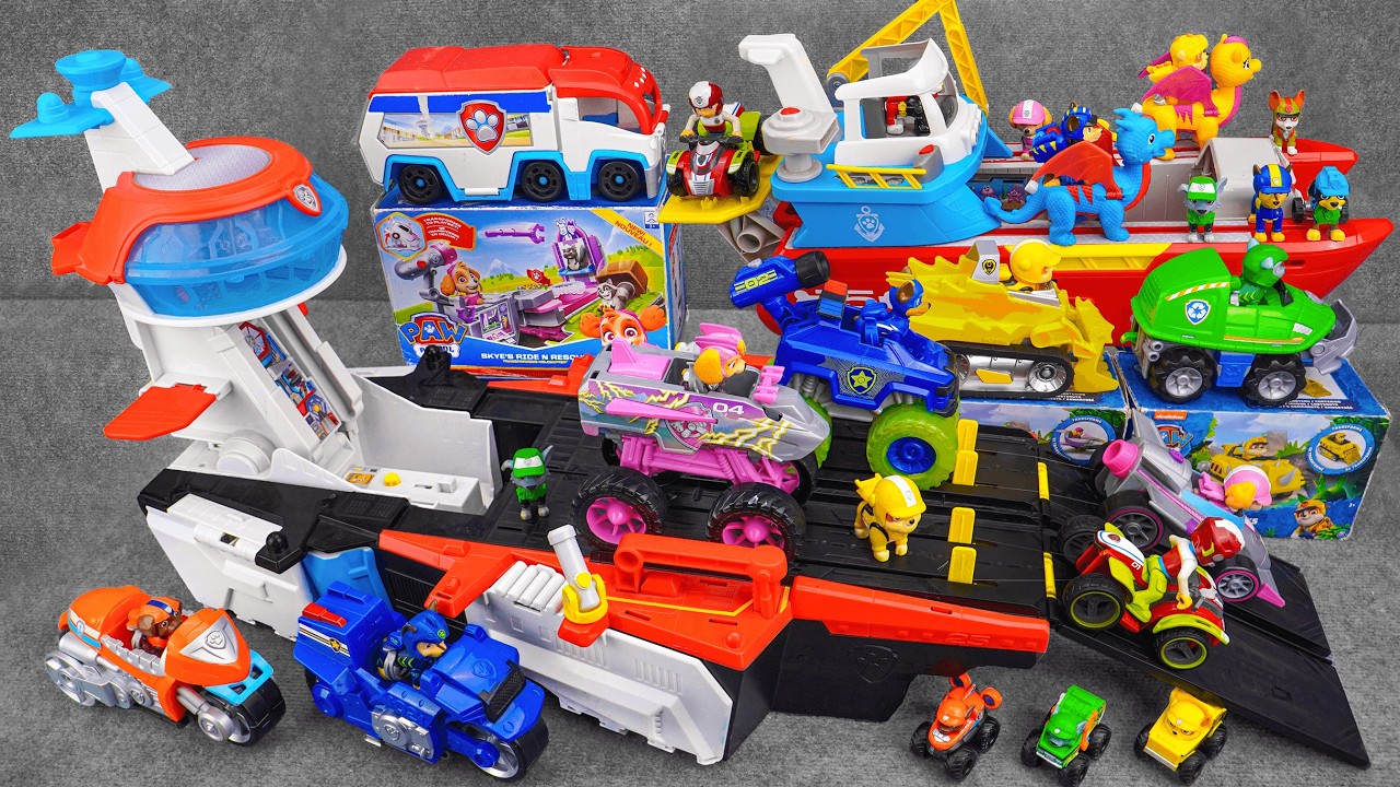 Unboxing Super Cool Paw Patrol Aircraft Carrier HQ Playset | Paw Patrol Air Patroller Plane Toy