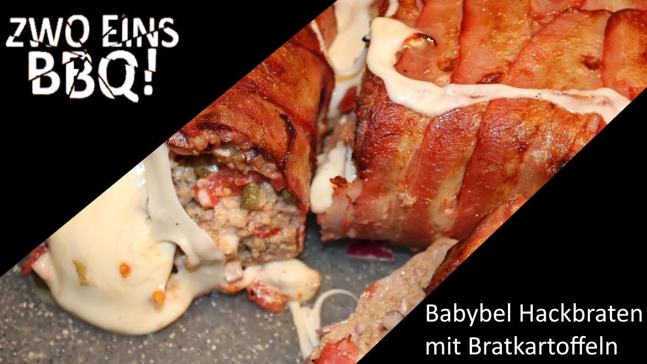 Babybel Hackbraten mit Parmesan Bratkartoffel