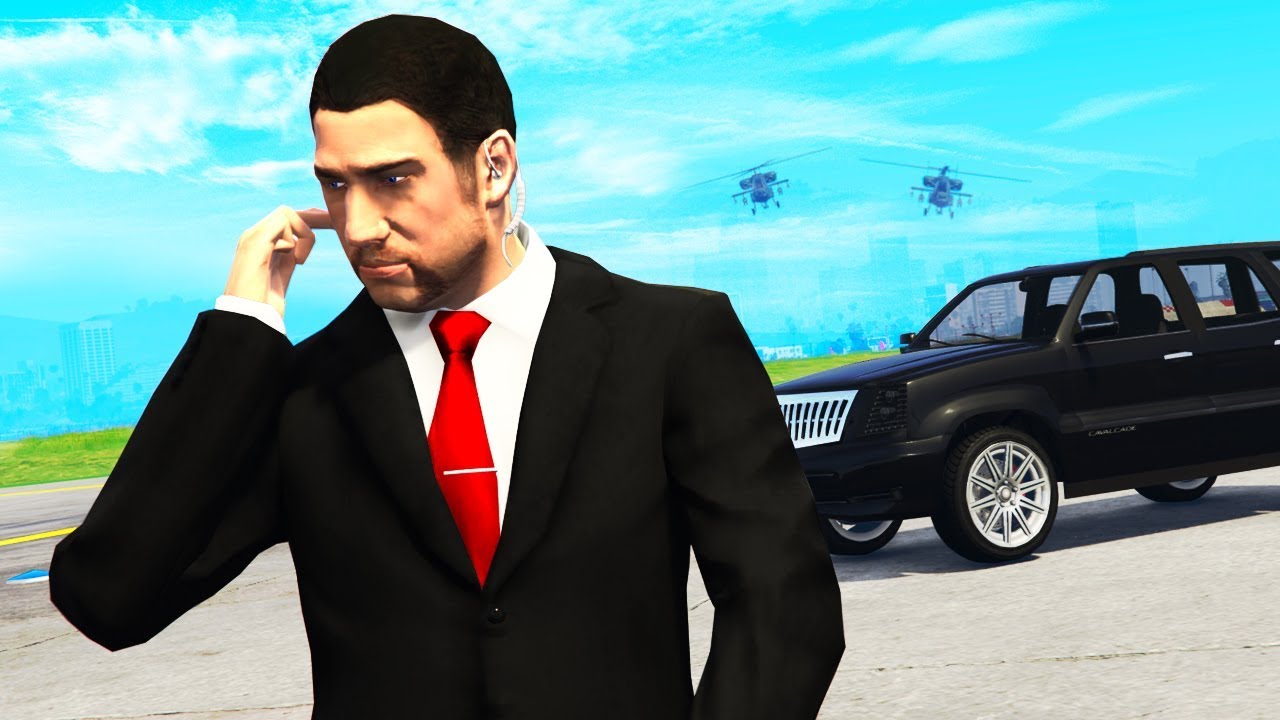 GTA 5 - PLAYING as a BODYGUARD!