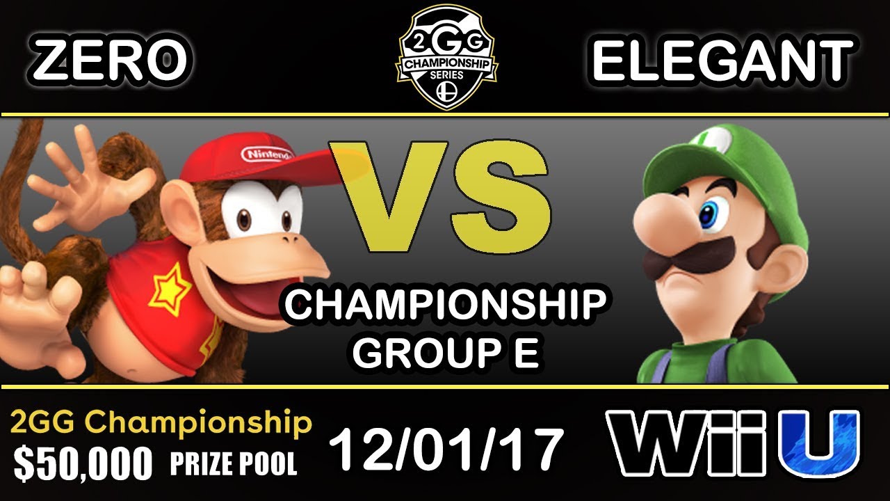 2GGC - TSM | ZeRo (Diddy Kong) Vs. BSD | Elegant (Luigi) Group E - Championship