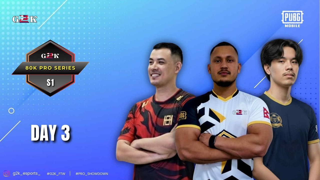 G2K 80k Pro series S1 Day 3/4 #pubgmobile #myth #g2k #bob