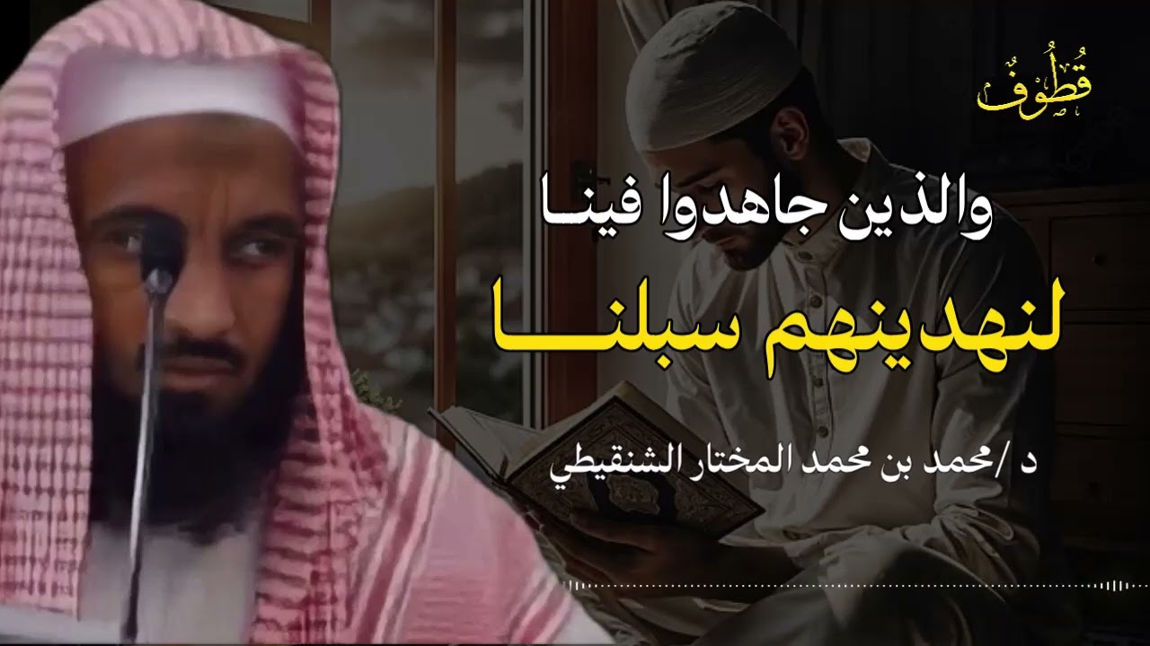 طريق الهداية الي الصراط المستقيم هو جاهد النفسـ..!؟ | الشيخ محمد المختار الشنقيطي