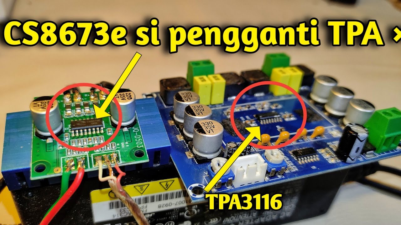kit ViraL Amplifier CS8673E si kecil yang membuat gempar dunia elektronik