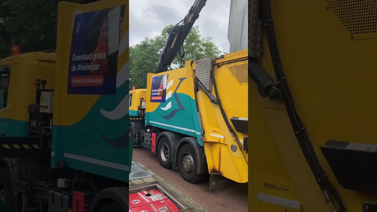 Legen ondergrondse rest container in Rijnsburg