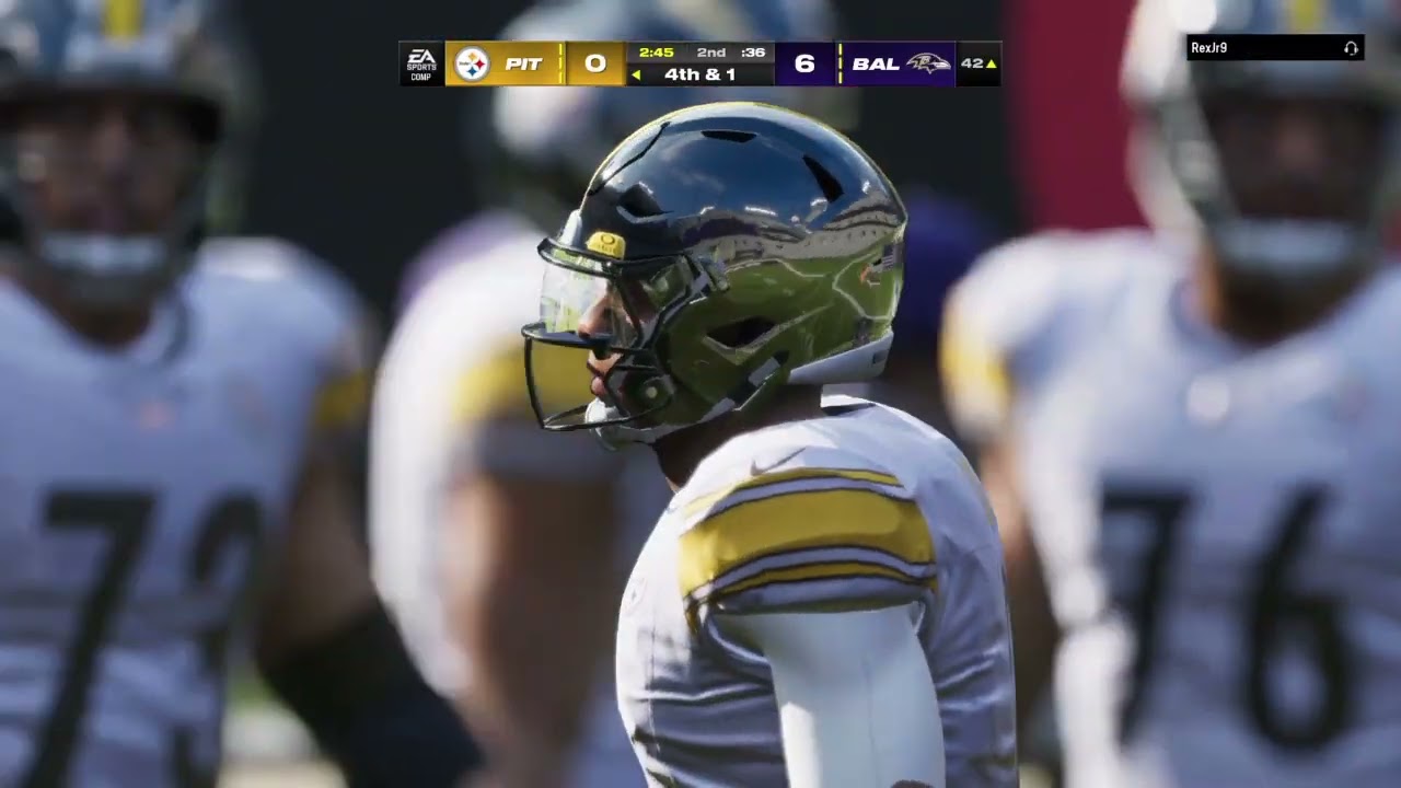Pittsburgh steelers vs Baltimore Ravens winning with every team pt 1