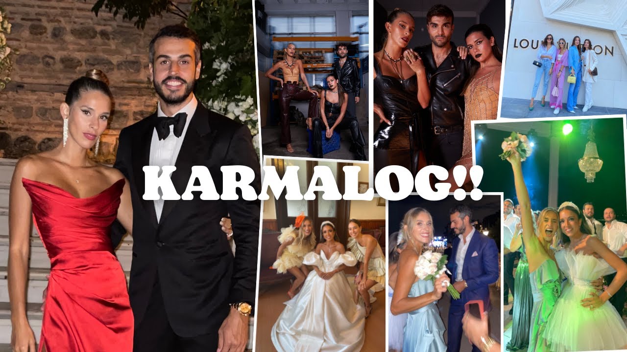 KARMALOG! 1 Hafta Boyunca Neler Yaptım? - Düğünler, Çekimler, Davetler