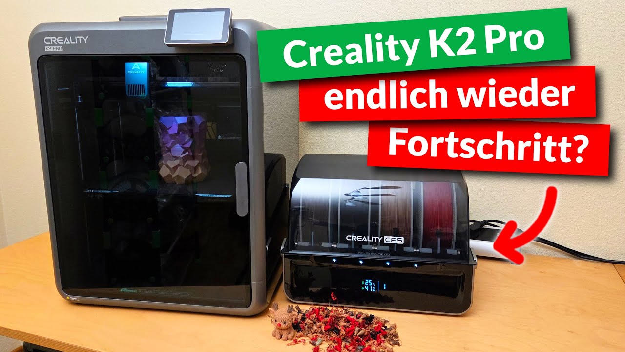 Alles, was du zum neuen K2 Pro von Creality wissen musst! | Creality K2 Pro Combo im Test