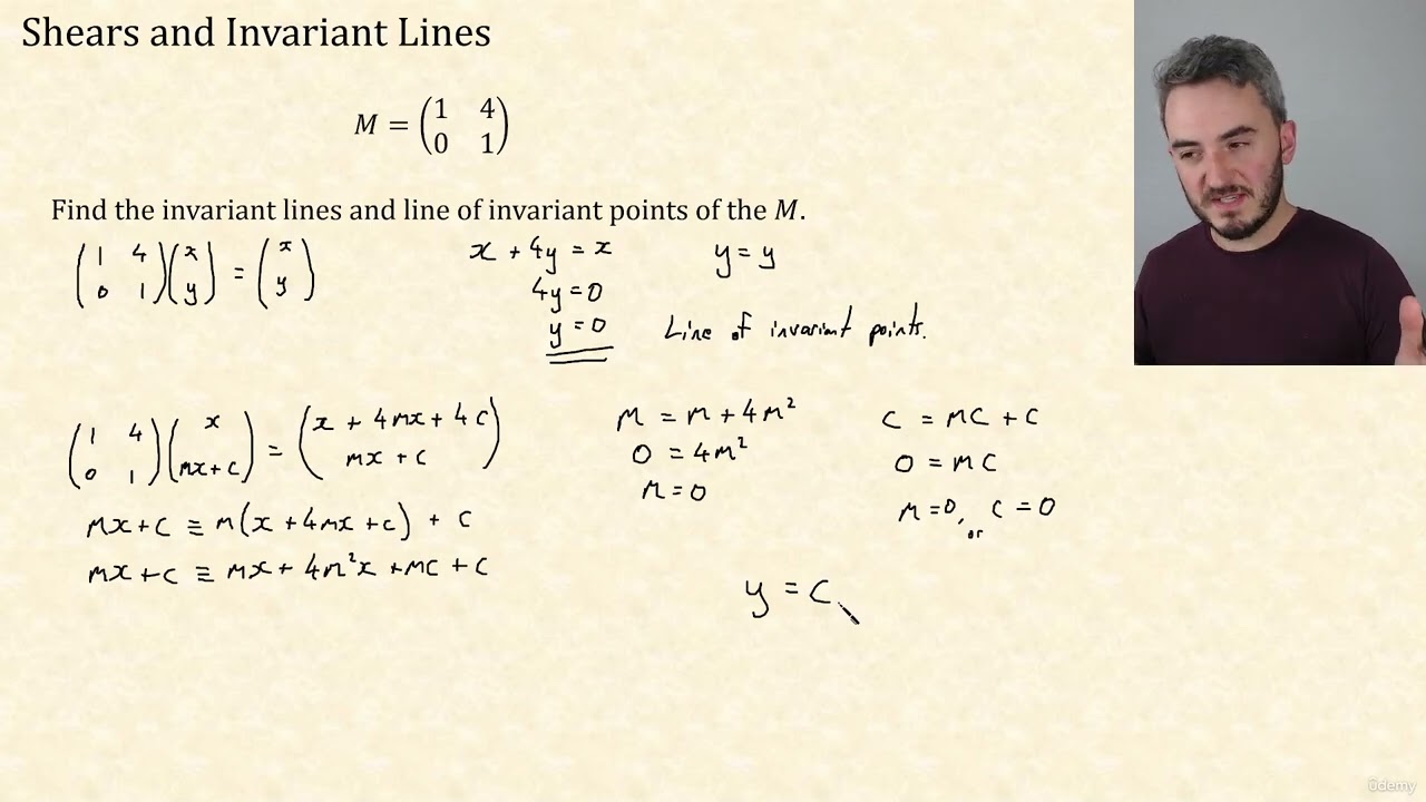 21 - Shears and Invariant Lines | CIE A Level Further Pure Mathematics 1 9231