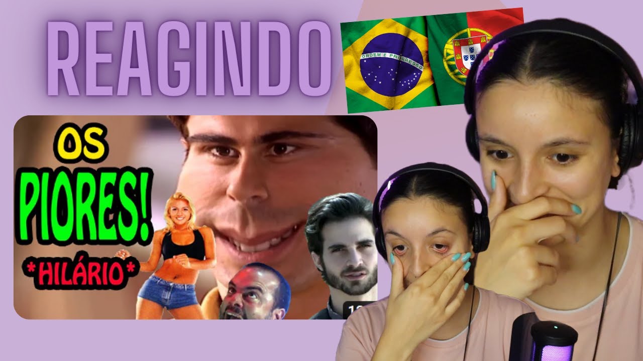 PORTUGUESA REAGINDO Ás PIORES Atuações e Atores da TV Brasileira! Hilário!