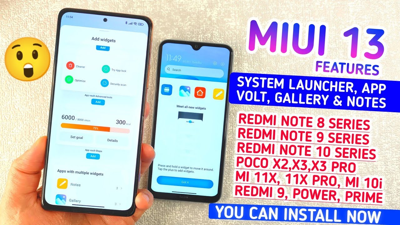 MIUI 13 SYSTEM APPS UPDATE | INSTALL NEW MIUI 13 SYSTEM LAUNCHER REDUCE LAG & BRING APP VAULT WIDGET