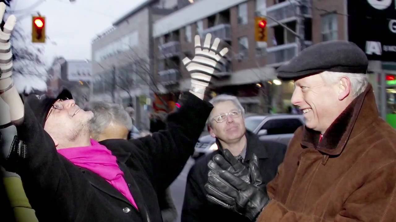 Launch of "Moses Znaimer Way" on Queen Street