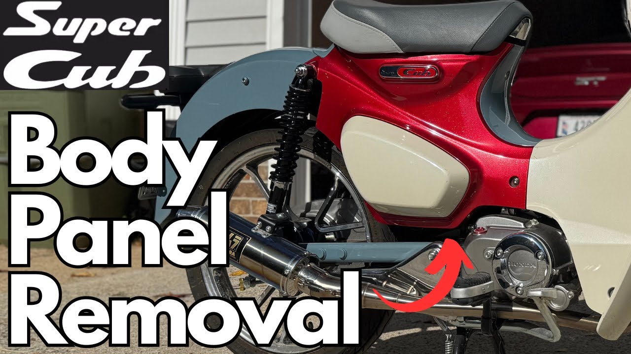 Honda Super Cub C125 - How to: Body Panel Removal