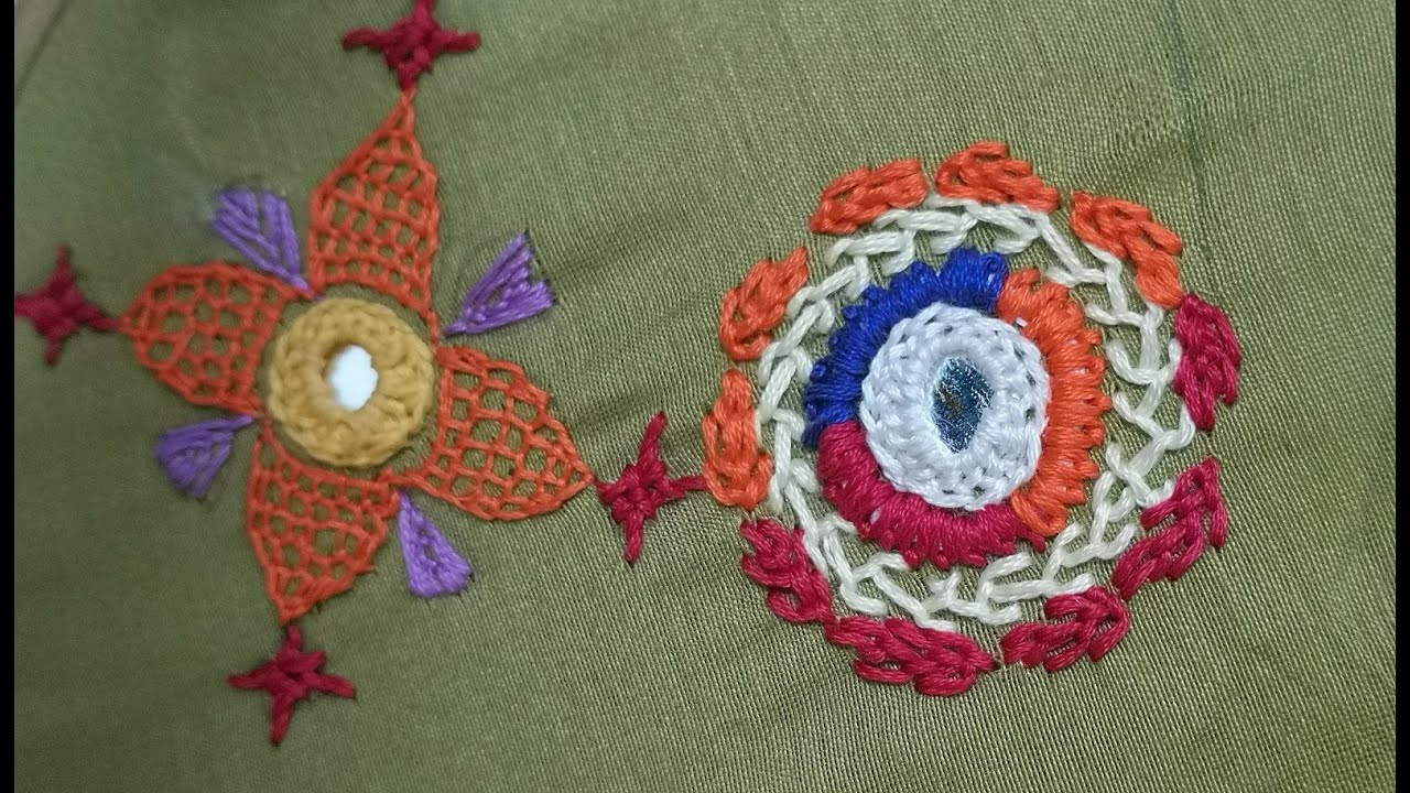 Lambani Banjara Hand Embroidery Tutorial | Mirror Hand Embroidery
