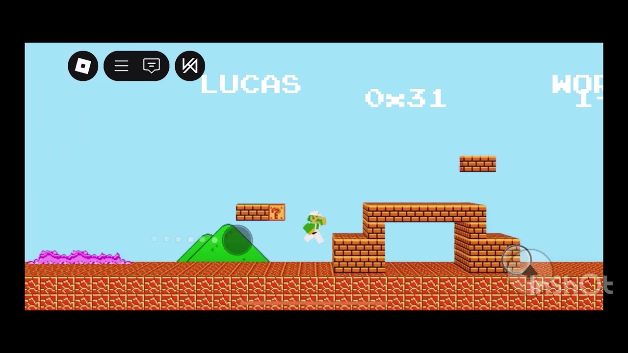 Playing Mario 85 Roblox