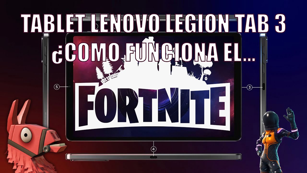 Tablet Lenovo Legion Tab 3. ¿COMO CORRE EL FORNITE?