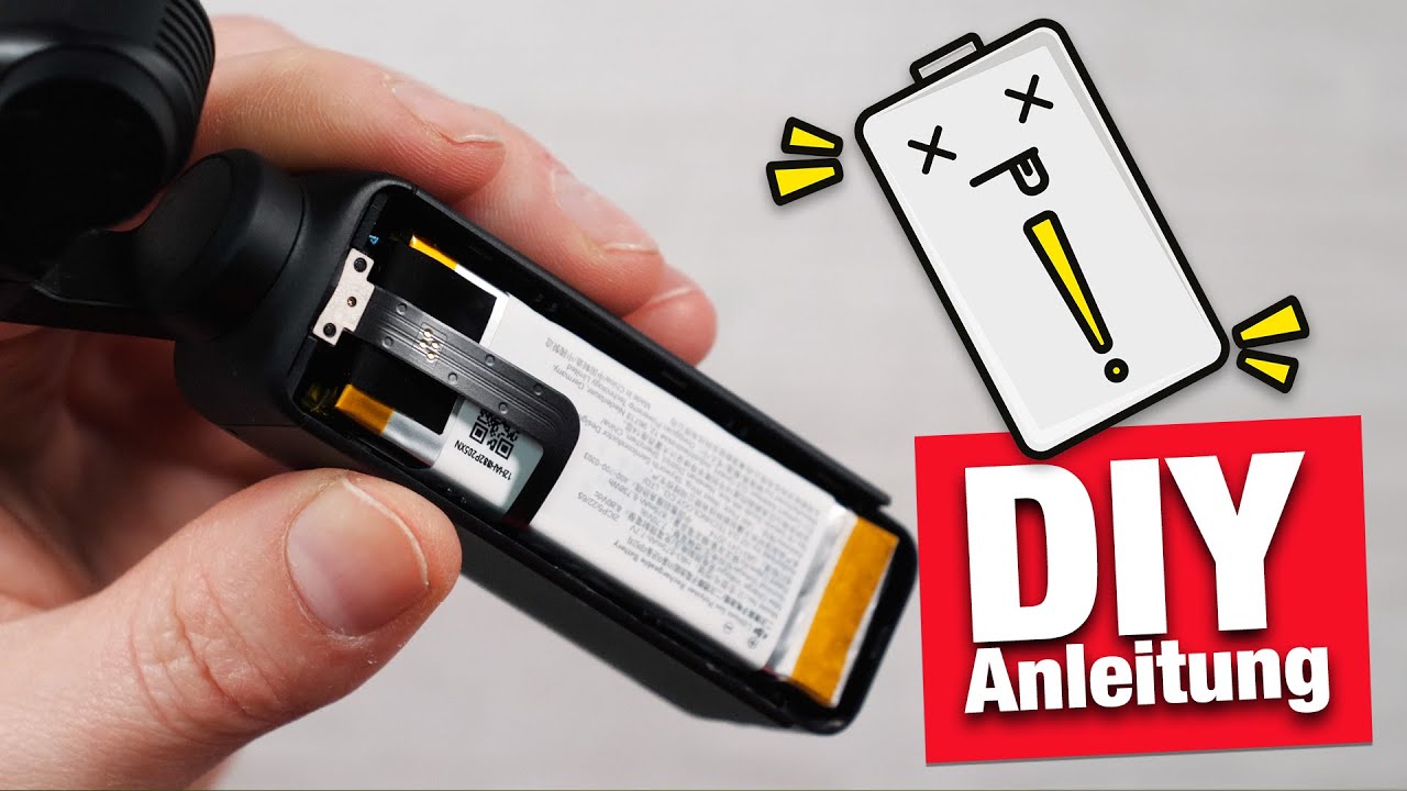 DJI OSMO Pocket 1 & 2 Akku wechseln - DIY Anleitung ( Tutorial )