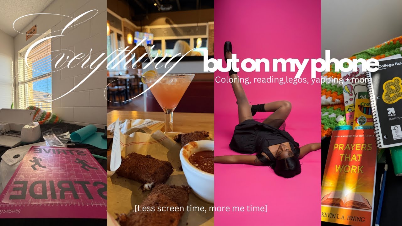 Everything but that phone! | hobbies + quality time +journaling💐