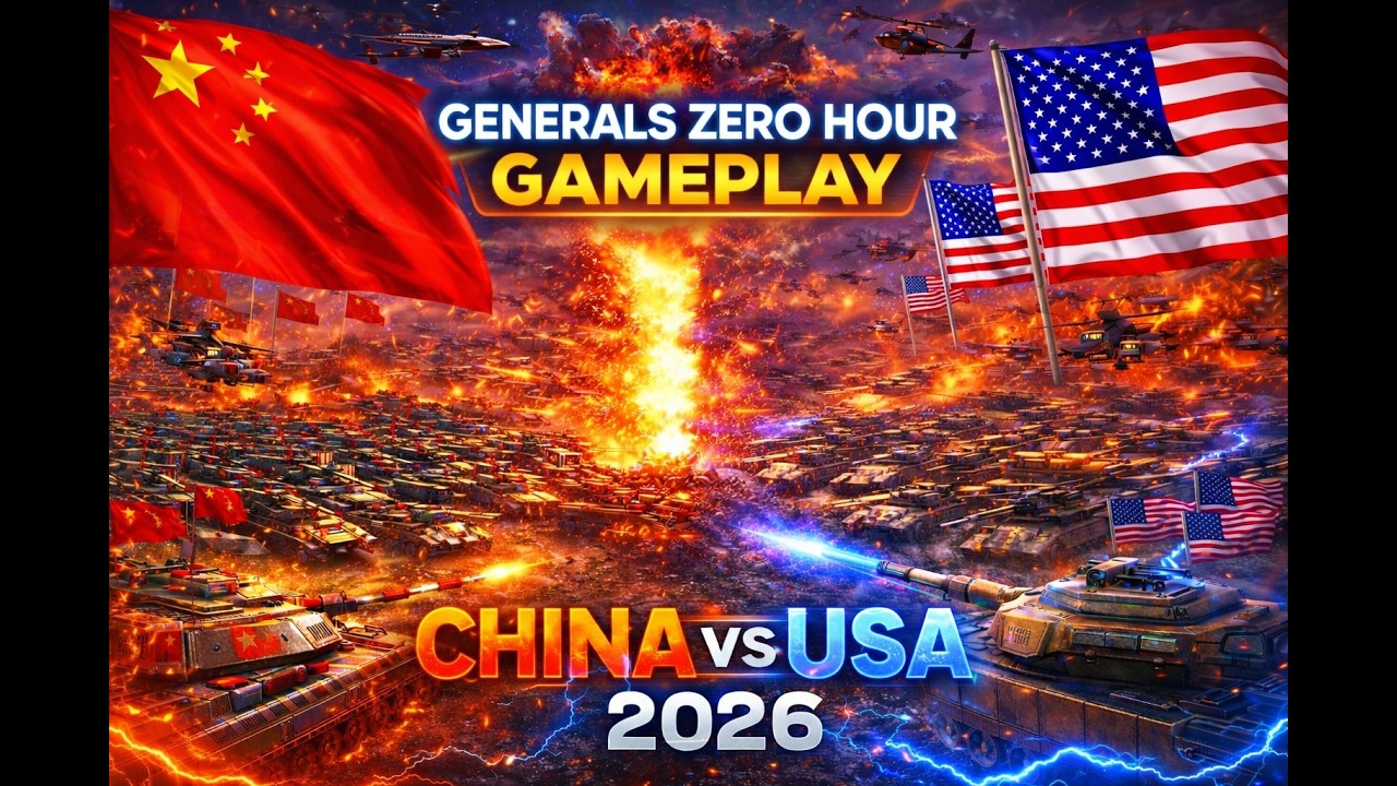 Generals Zero Hour Gameplay China VS USA 2026