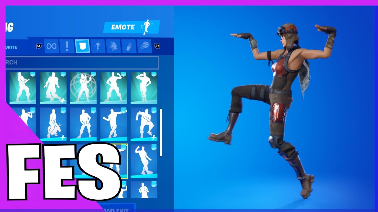 Fortnite Renegade Raider Skin With all my Fortnite Dances & Emotes! #3