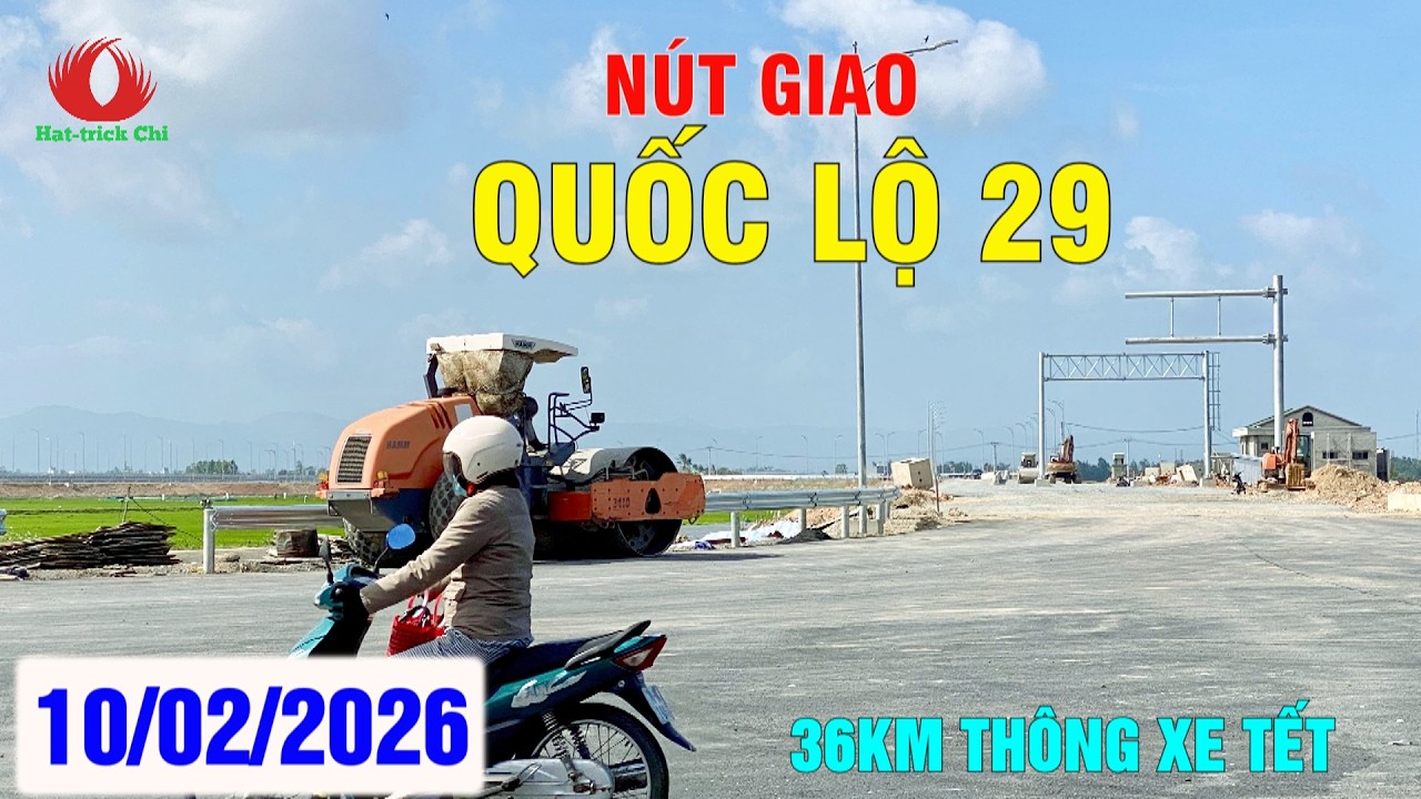 TUYẾN ĐƯỜNG QUỐC LỘ 1 ĐẾN  - NÚT GIAO QUỐC LỘ 29 NGÀY 10/02/2026. CHỜ THÔNG XE NGÀY TẾT