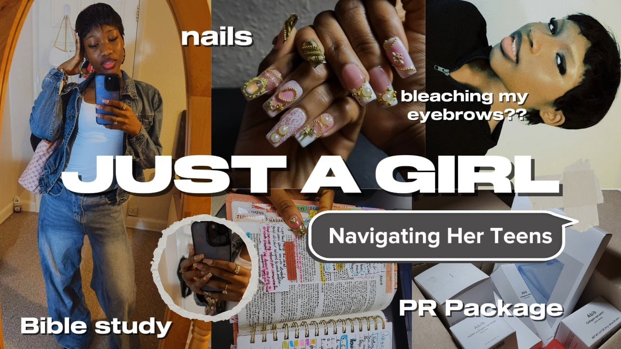 Just A Girl Navigating Her Teen Life | I BLEACHED MY BROWS! , Bible Study, Self Care, PR, nails etc