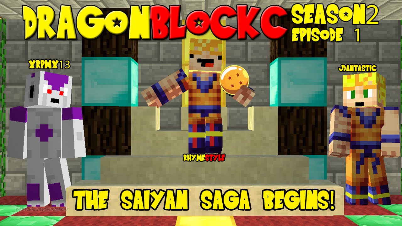 Dragon Block C 1.6.4 Season 2: The Saiyan Saga Begins (Dragon Ball Z Minecraft EP 1)